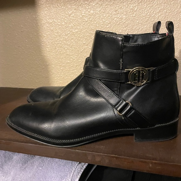 Black Tommy Boots - Picture 2 of 2